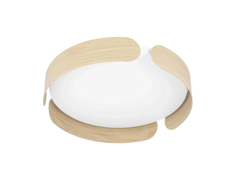 EGLO VALCASOTTO DECKENLEUCHTE Ø370 20W 2400LM 3000K BRAUN/WEISS FSC