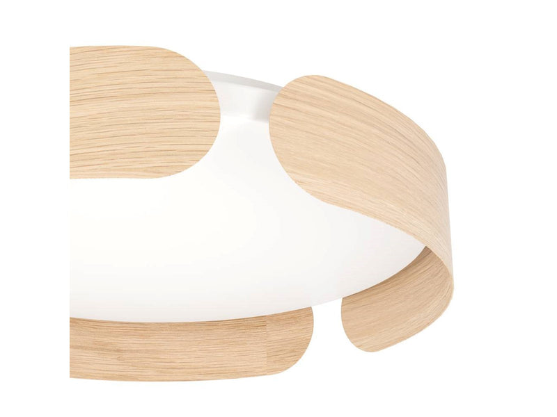 EGLO VALCASOTTO DECKENLEUCHTE Ø370 20W 2400LM 3000K BRAUN/WEISS FSC