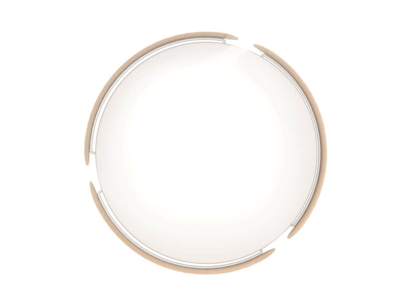 EGLO VALCASOTTO DECKENLEUCHTE Ø370 20W 2400LM 3000K BRAUN/WEISS FSC