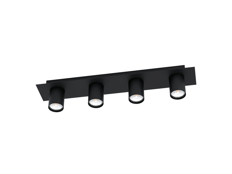 EGLO VALCASOTTO SPOT-SCHIENE 4XGU10 SCHWARZ