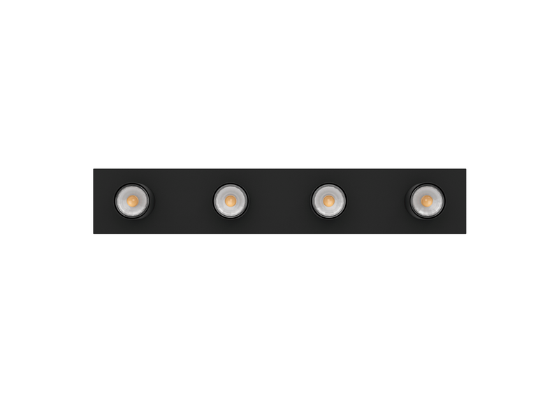 EGLO VALCASOTTO SPOT-SCHIENE 4XGU10 SCHWARZ