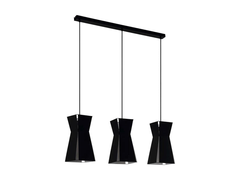 EGLO VALECROSIA LONG TABLE E27 3L SCHWARZ/WEISS