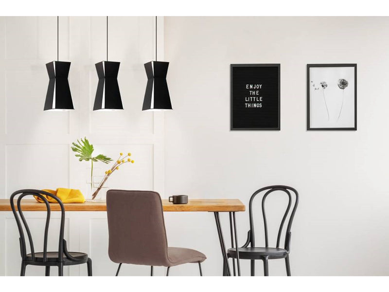 EGLO VALECROSIA LONG TABLE E27 3L SCHWARZ/WEISS