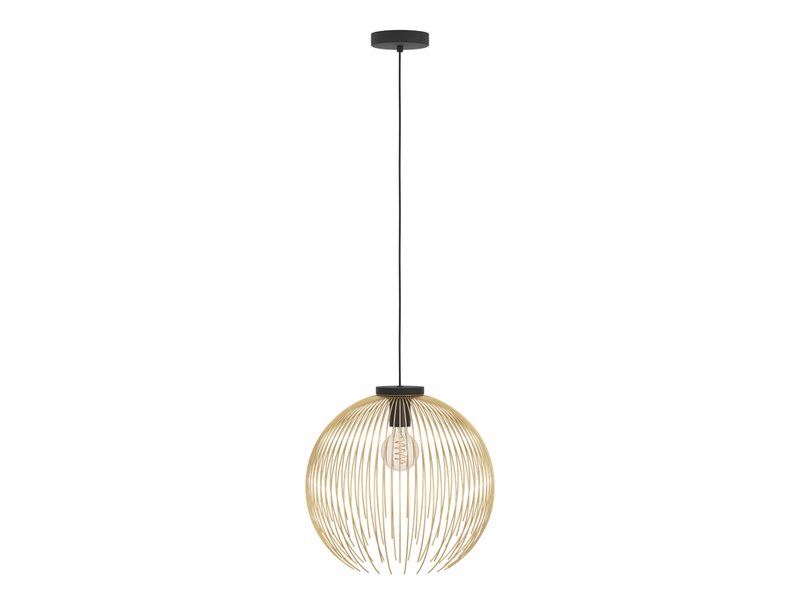EGLO VENEZUELA pendant Ø400 black/gold