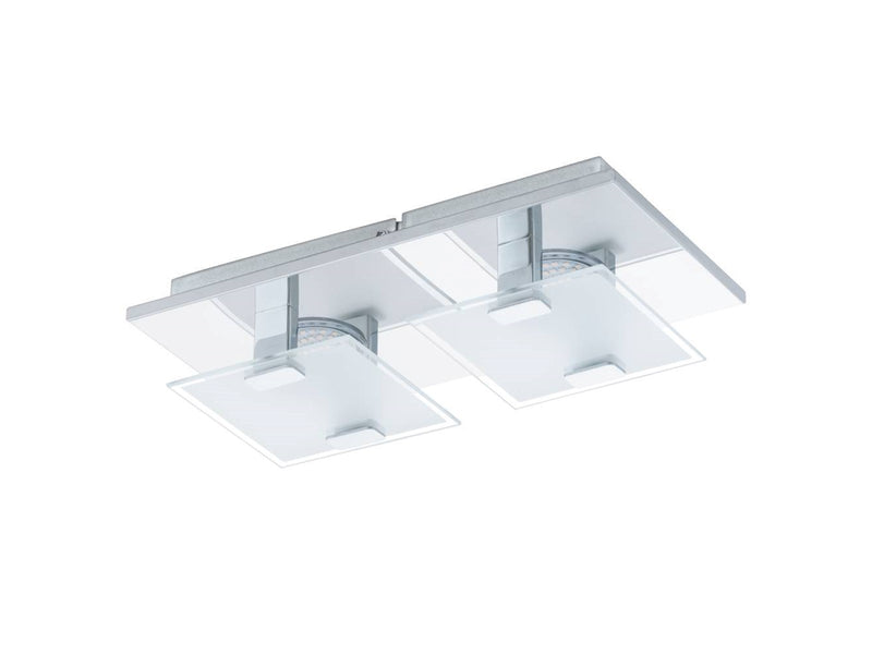 EGLO VICARO DECKENLEUCHTE 2X180LM CHROM
