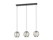 EGLO WAVERTON LANGTISCH L920 E27 SCHWARZ/HOLZ/WEISS
