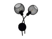 EGLO WRINGTON 1 WALL 2XE14 H355 SCHWARZ
