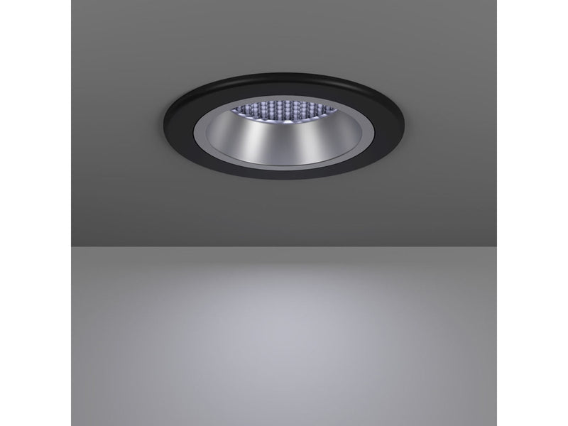 EGLO YEBRA-Z MATTER recessed spot Ø87 RGB/CCT 490lm black/silver