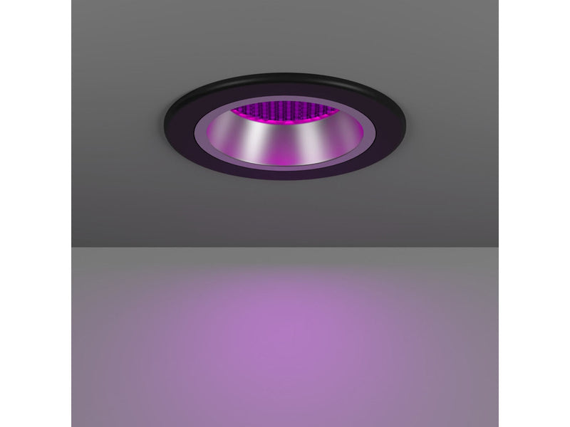 EGLO YEBRA-Z MATTER recessed spot Ø87 RGB/CCT 490lm black/silver
