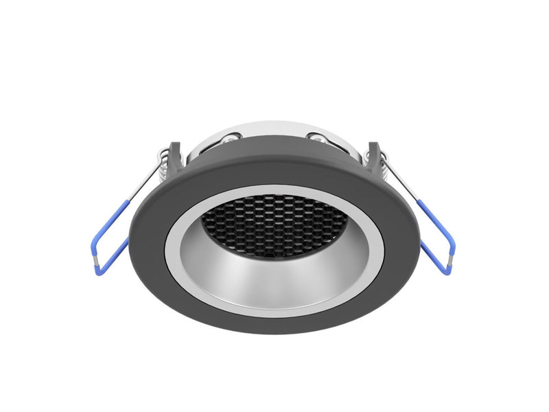 EGLO YEBRA-Z MATTER recessed spot Ø87 RGB/CCT 490lm black/silver