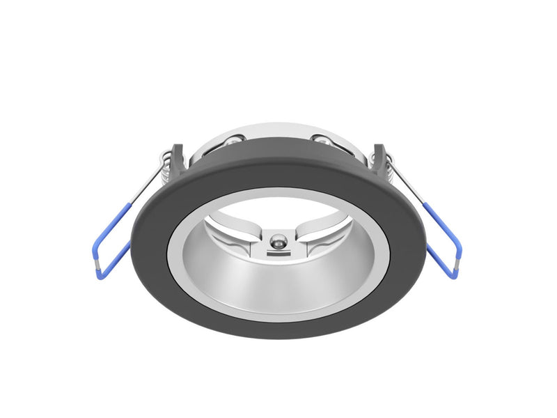 EGLO YEBRA-Z MATTER recessed spot Ø87 RGB/CCT 490lm black/silver
