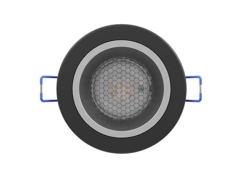 EGLO YEBRA-Z MATTER recessed spot Ø87 RGB/CCT 490lm black/silver