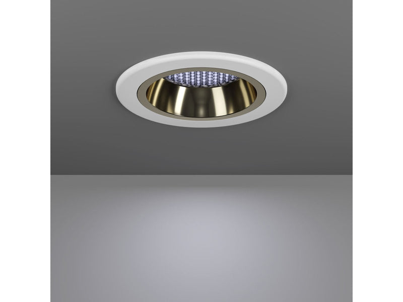 EGLO YEBRA-Z MATTER recessed spot Ø87 RGB/CCT 490lm white/gold