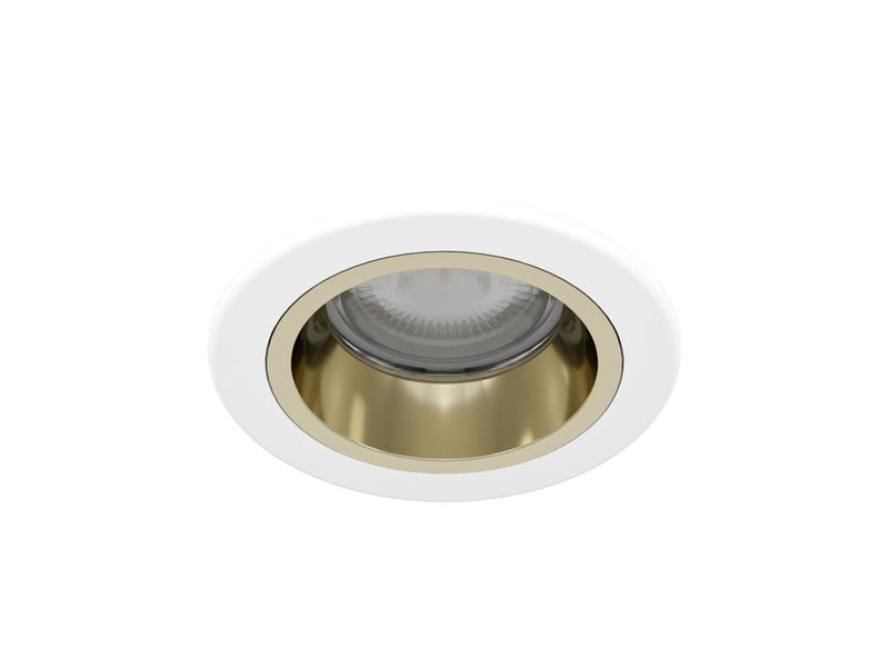 EGLO YEBRA-Z MATTER recessed spot Ø87 RGB/CCT 490lm white/gold