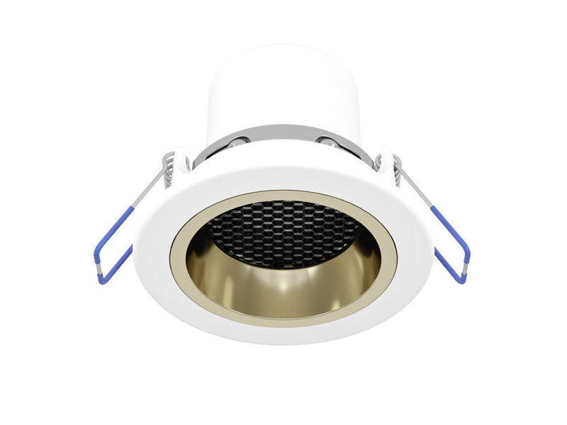 EGLO YEBRA-Z MATTER recessed spot Ø87 RGB/CCT 490lm white/gold