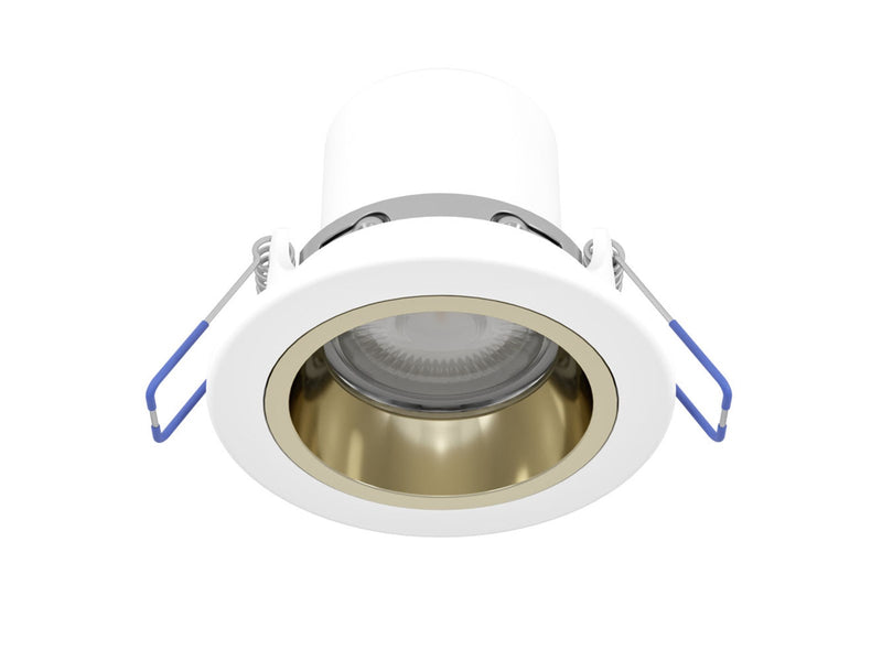 EGLO YEBRA-Z MATTER recessed spot Ø87 RGB/CCT 490lm white/gold