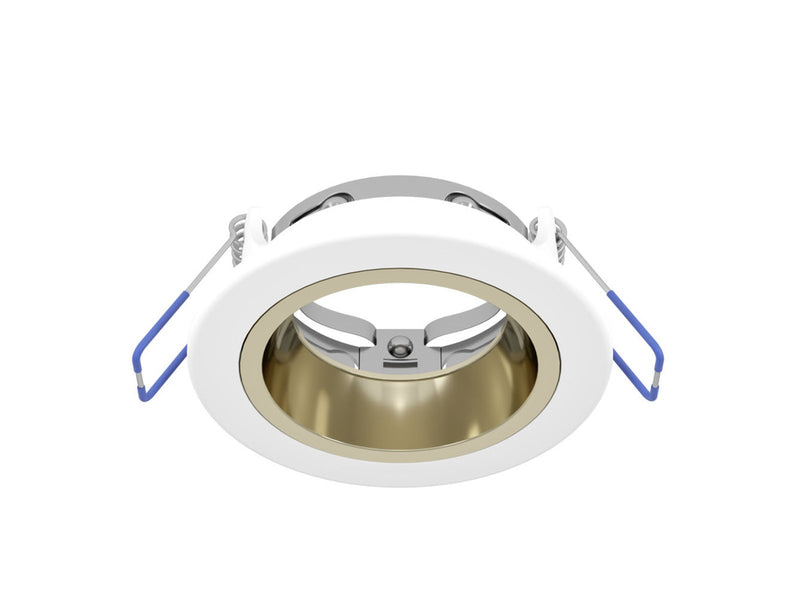 EGLO YEBRA-Z MATTER recessed spot Ø87 RGB/CCT 490lm white/gold
