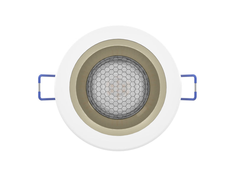 EGLO YEBRA-Z MATTER recessed spot Ø87 RGB/CCT 490lm white/gold