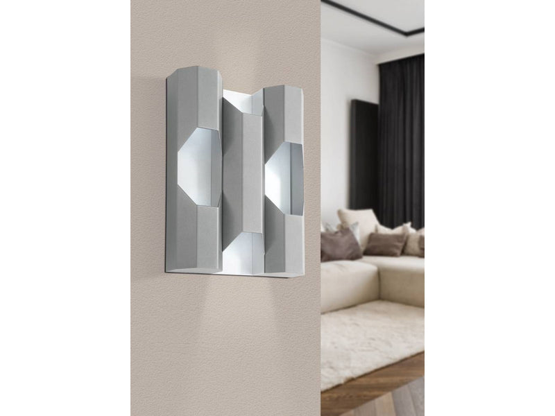 EGLO ZINACUA Wandleuchte, silber
