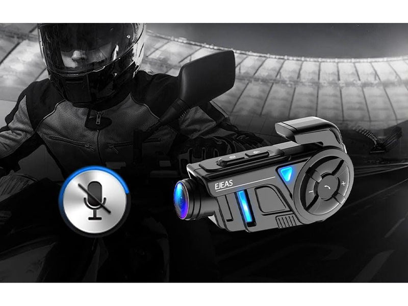 EJEAS K1 Pro Motorcycle Intercom with Recorder