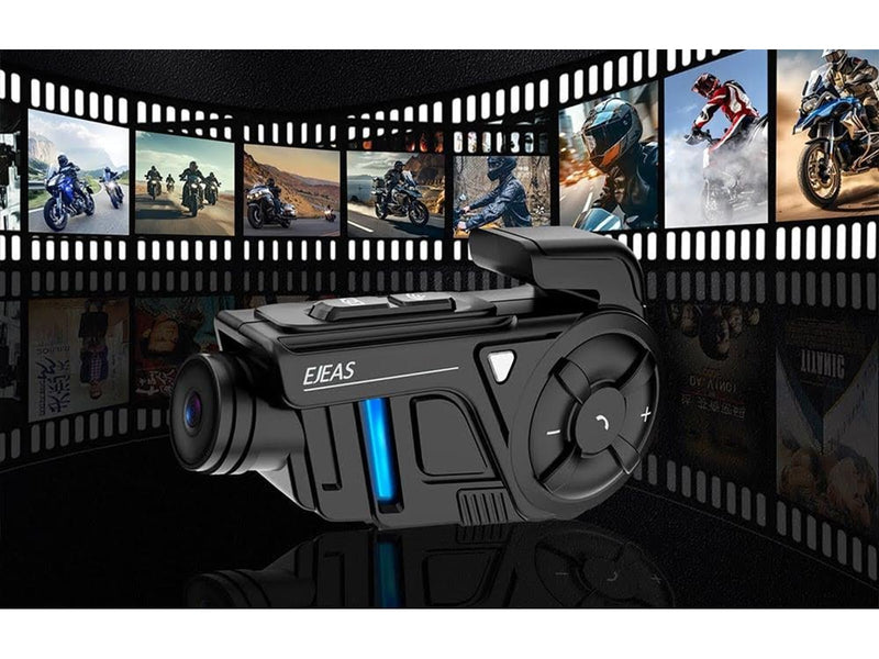 EJEAS K1 Pro+ Motorcycle Intercom with Recorder
