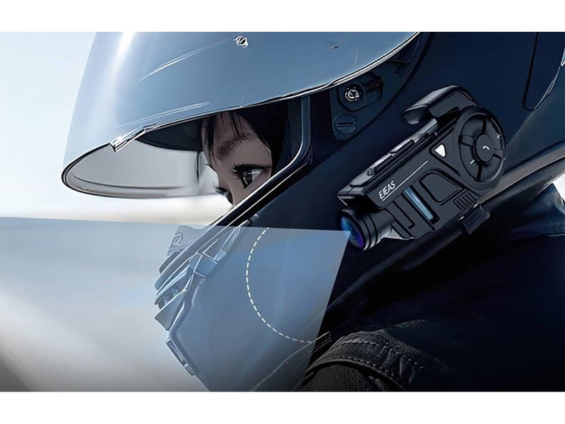 EJEAS K1 Pro+ Motorcycle Intercom with Recorder