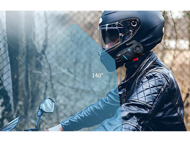 EJEAS K1 Pro+ Motorcycle Intercom with Recorder