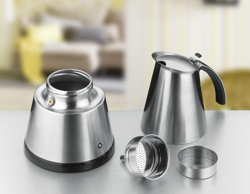 Rommelsbacher EKO 366/E Espresso Kocher 'El Presso Deluxe' Edelstahl