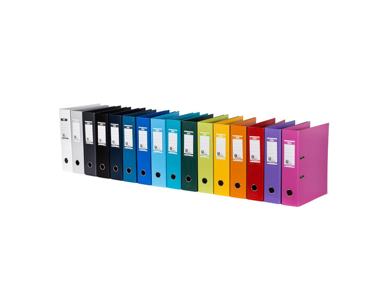 ELBA  "Strong-Line" Lever Arch File PP exchangeable spine label Anthr. A4 8 cm