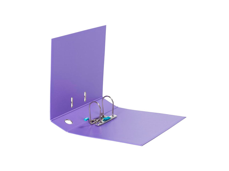 ELBA  "Strong-Line" Lever Arch File PP exchangeable spine label  Lilac A4 8 cm