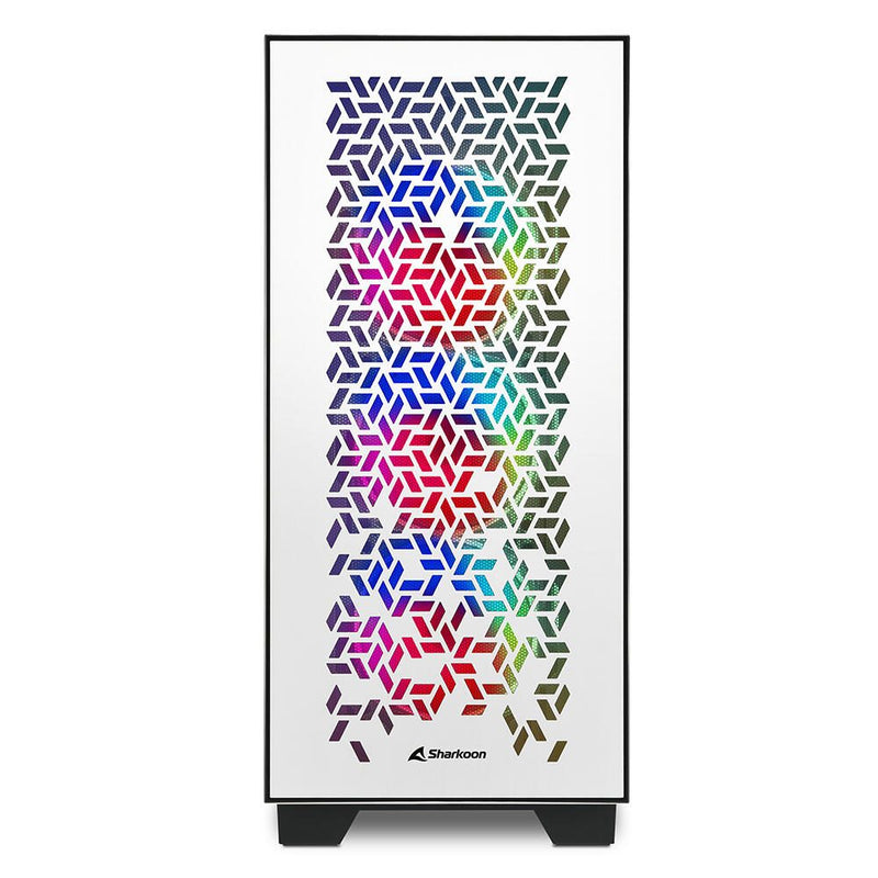 Sharkoon PC Gehäuse Elite Shark CA300H White ATX E-ATX weiß