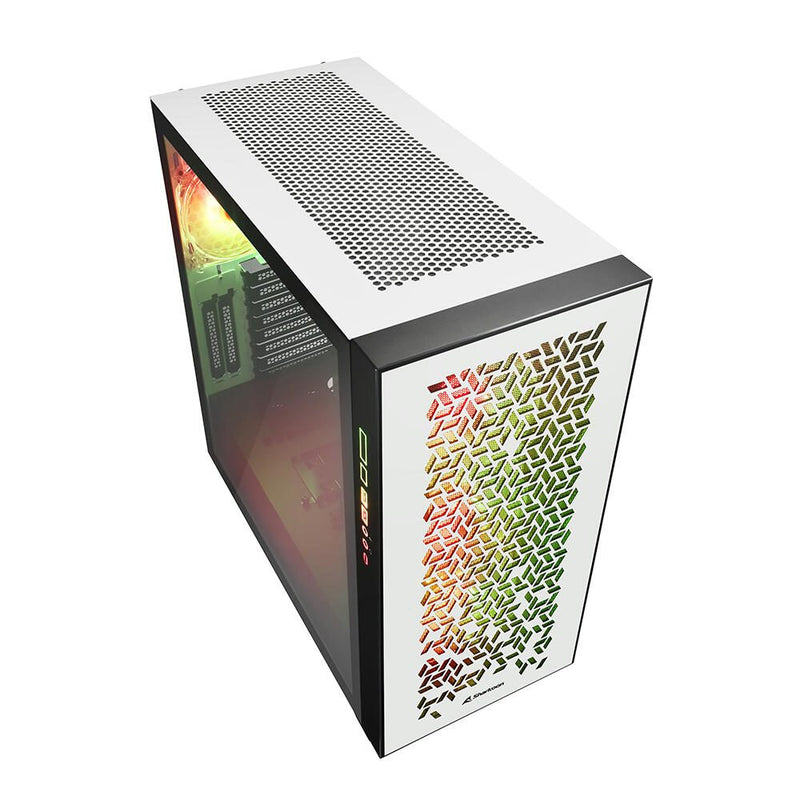 Sharkoon PC Gehäuse Elite Shark CA300H White ATX E-ATX weiß