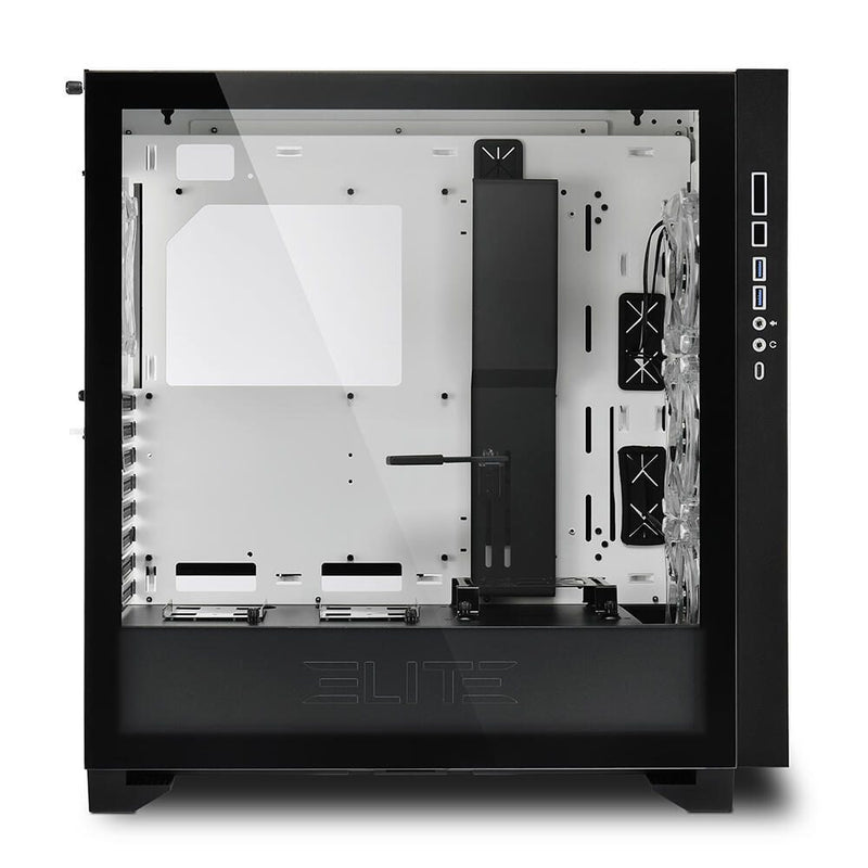 Sharkoon PC Gehäuse Elite Shark CA300H White ATX E-ATX weiß