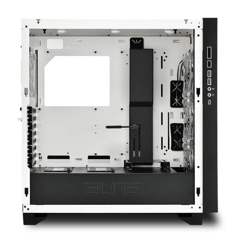 Sharkoon PC Gehäuse Elite Shark CA300H White ATX E-ATX weiß
