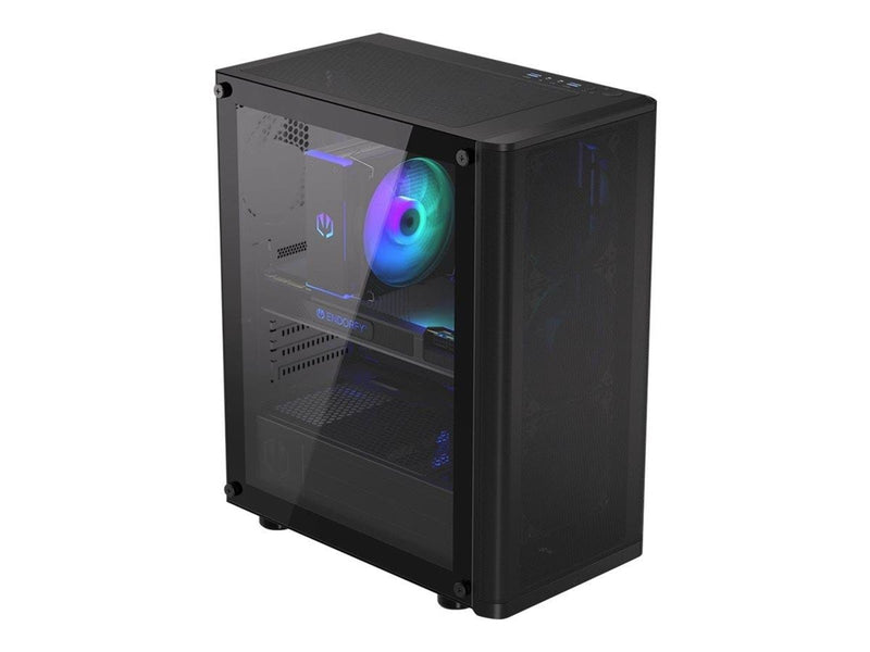 ENDORFY Ventum 200 Air - mid tower - ATX - Gehäuse - Tower - Schwarz
