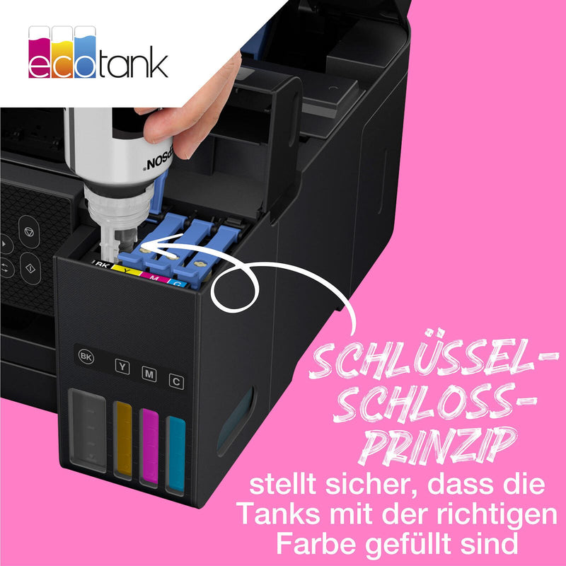 Epson Original EcoTank 104 Nachfülltinte - 4er Multipack (C13T00P640)