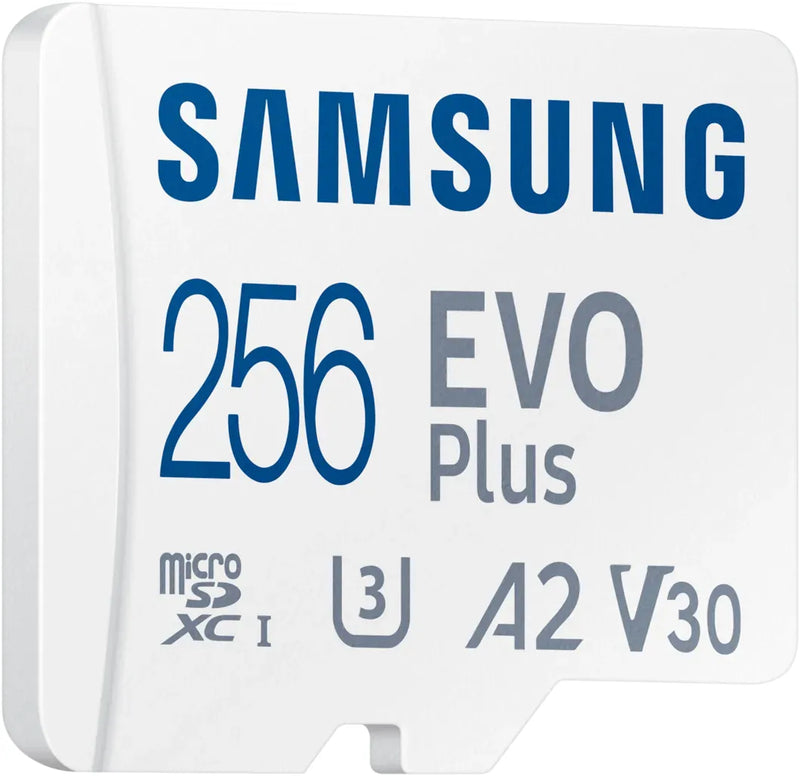 Samsung EVO Plus microSD-Speicherkarte (2024) (inkl. SD Adapter) - 256 GB