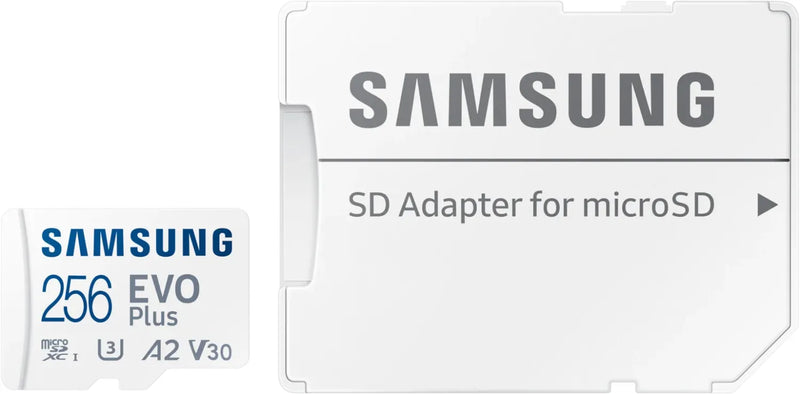 Samsung EVO Plus microSD-Speicherkarte (2024) (inkl. SD Adapter) - 256 GB
