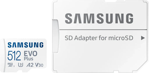 Samsung EVO Plus microSD-Speicherkarte (2024) (inkl. SD Adapter) - 512 GB