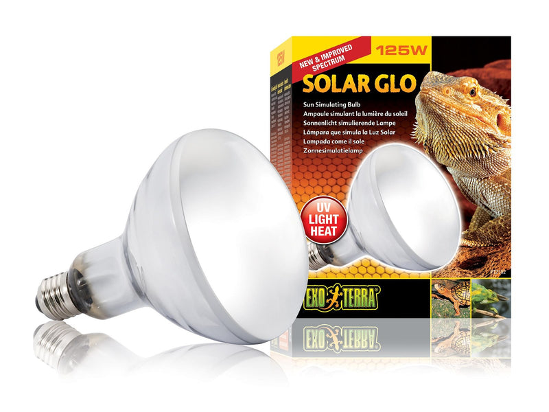 EXO TERRA Solar-Glo 125 watts. UVA UVB Infrared