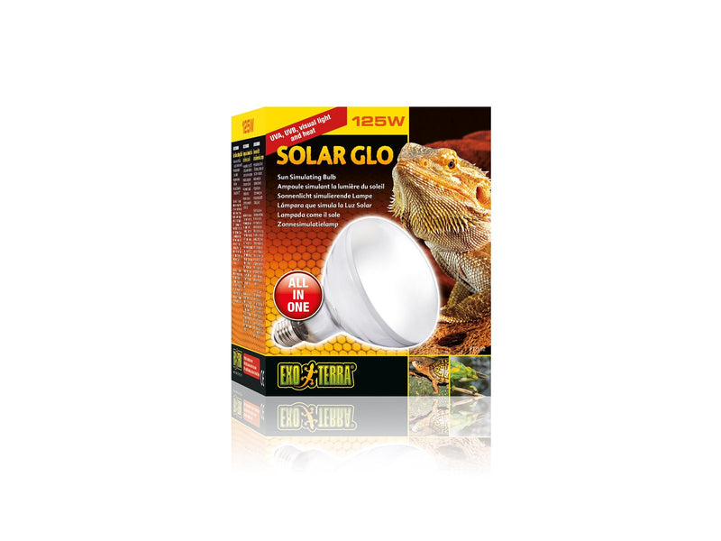 EXO TERRA Solar-Glo 125 watts. UVA UVB Infrared