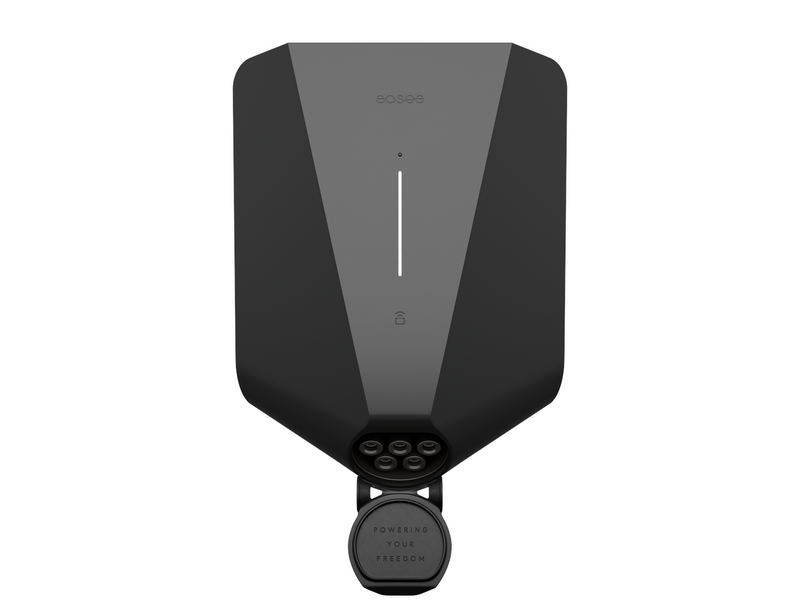 Easee UP charging box 1.4-22kW with kWh meter 4G and WiFi Black