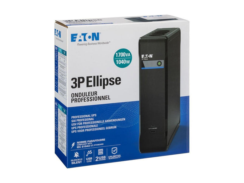 Eaton 3P1700UD - 3P Ellipse - 1700VA/1040W - Offline UPS