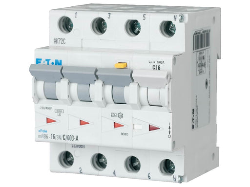 Eaton Mrb6-16/3n/c/003-a - combined residual circuit and miniature