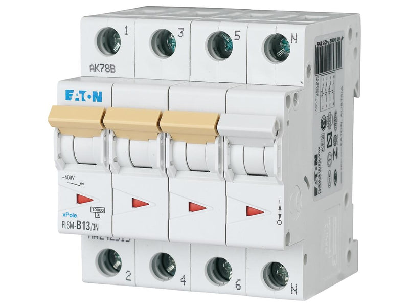 Eaton Pls6-c13/3n-mw - miniature circuit breaker mcb
