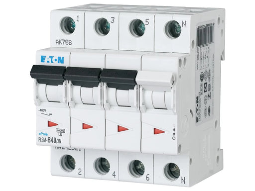 Eaton Pls6-c40/3n-mw - miniature circuit breaker mcb