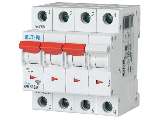 Eaton Plsm-c10/3n-mw - miniature circuit breaker mcb