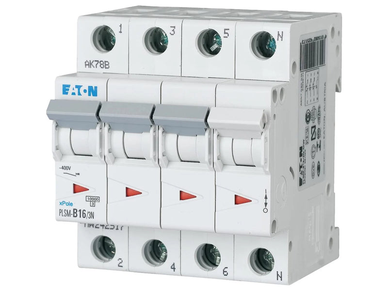 Eaton Plsm-c16/3n-mw - miniature circuit breaker mcb