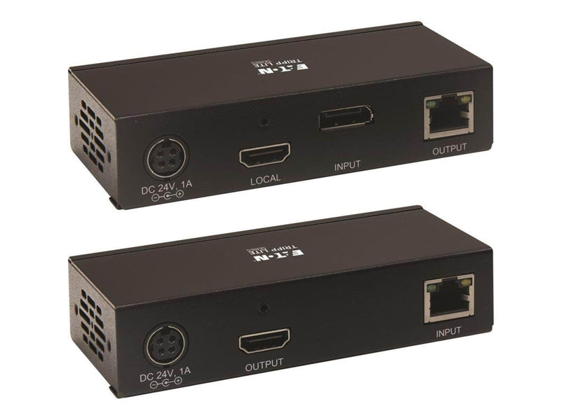 Eaton Series DisplayPort to HDMI over Cat6 Extender Kit with KVM Support 4K 60Hz 4:4:4 USB PoC HDCP 2.2 up to 230 ft. TAA