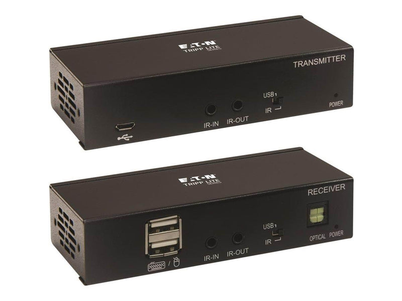 Eaton Series DisplayPort to HDMI over Cat6 Extender Kit with KVM Support 4K 60Hz 4:4:4 USB PoC HDCP 2.2 up to 230 ft. TAA